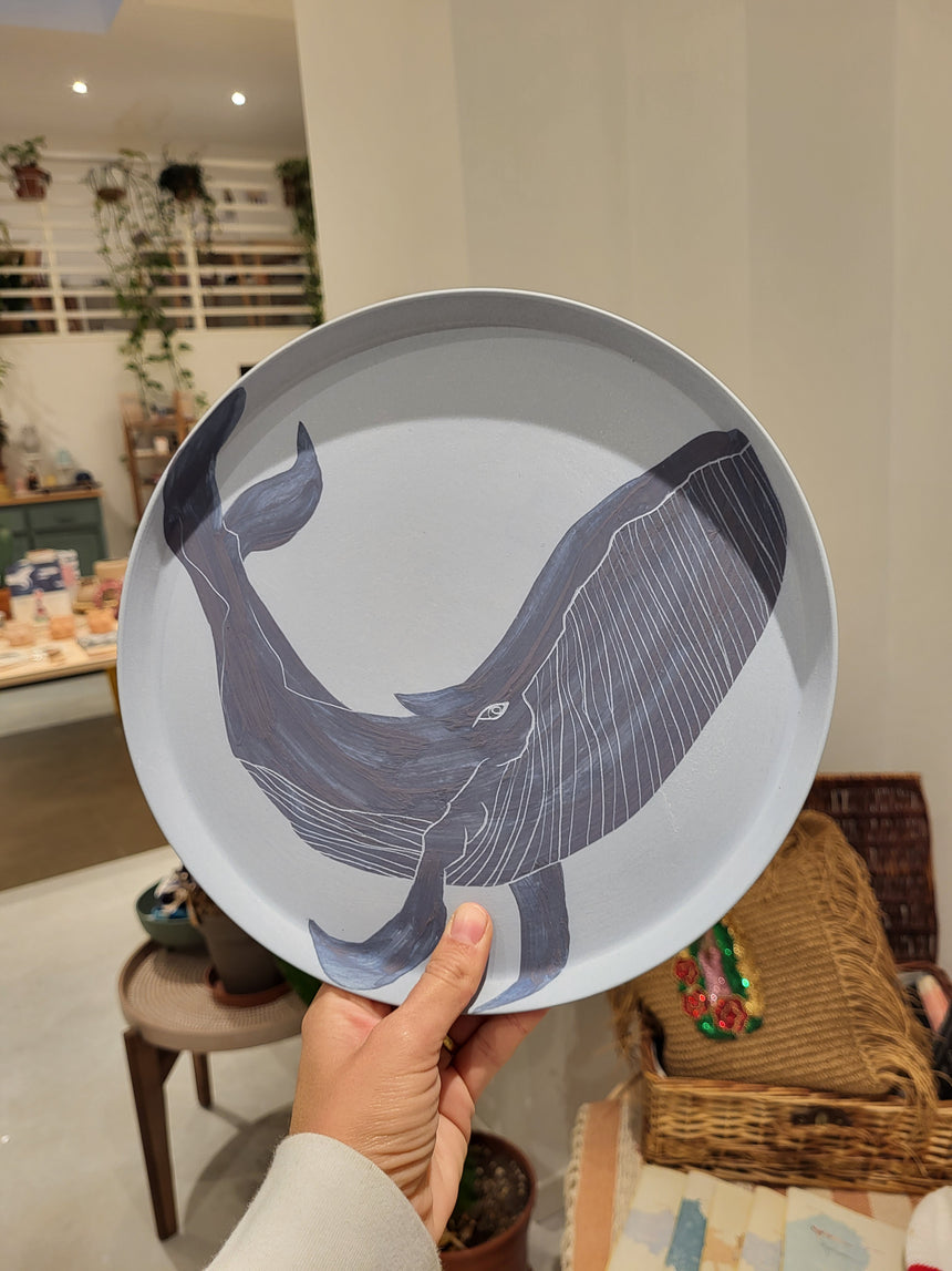 PIATTO BALENA 27 CM