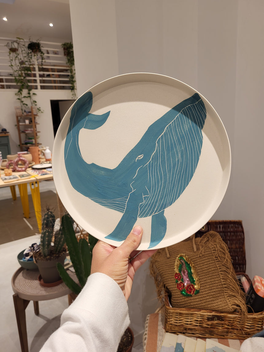 PIATTO BALENA 27 CM