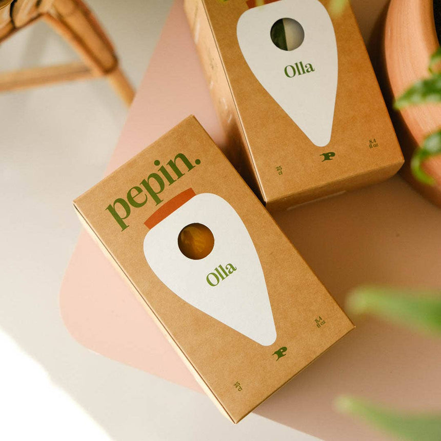 OLLA STRISCE VERDE/BIANCO