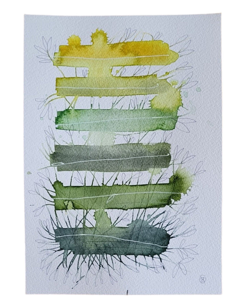 ACQUERELLI ORIGINALI SERIE BOTANICA A5