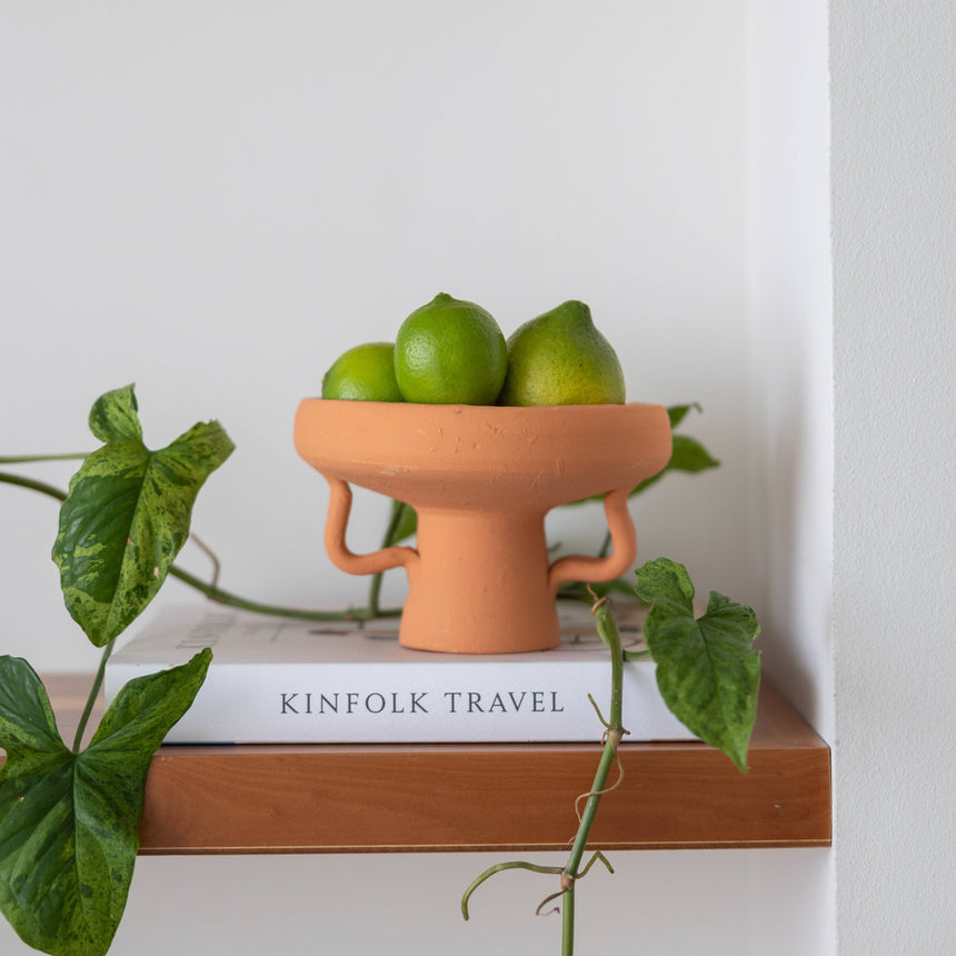 VASO PORTAFRUTTA IN TERRACOTTA