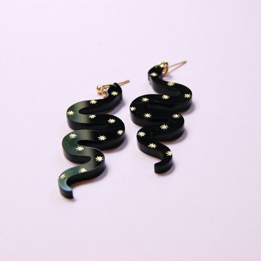 ORECCHINI GALAXY SNAKE