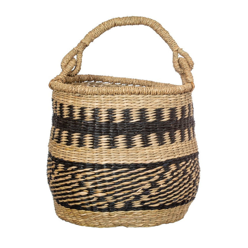 CESTA IN SEAGRASS CON MANICO