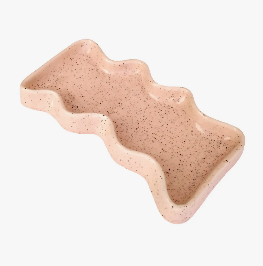 VASSOIO CERAMICA ONDULATO