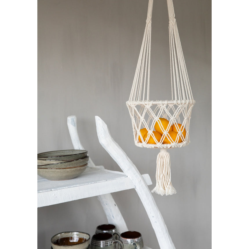 PORTA VASO IN MACRAMÈ