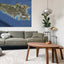 oTTo WALL MAP LAMPEDUSA