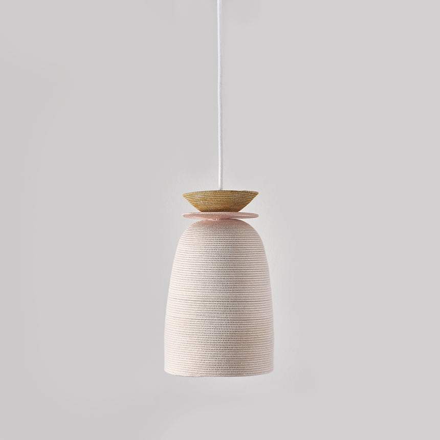 LAMPADA POWDERY ROSA E ORO