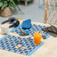 SET DI 2 TOVAGLIETTE CIRCLES NAVY