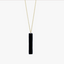 COLLANA CON CIONDOLO BARRA